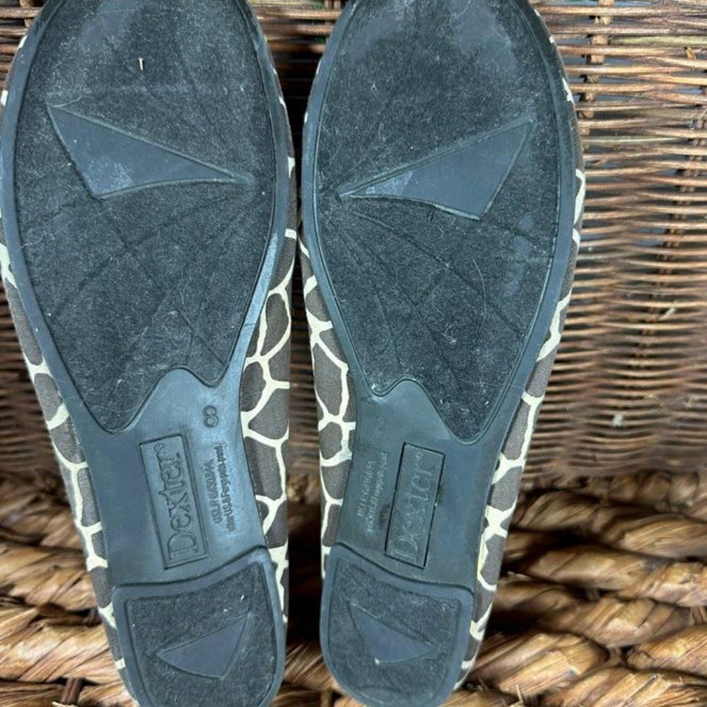 Dexter Sz 8 Women's Animal Print‎ Slip On Flat Shoes - Picture 3 of 7